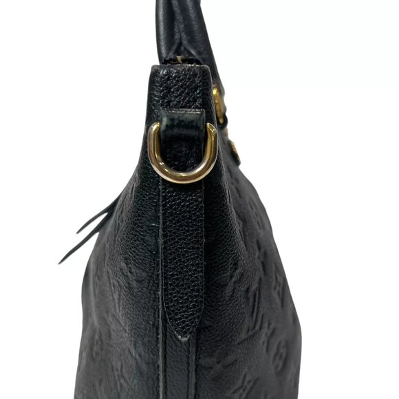 $2800 LOUIS VUITTON Black Monogram Empreinte Mazarine PM 2016 France AS IS - Picture 12 of 16
